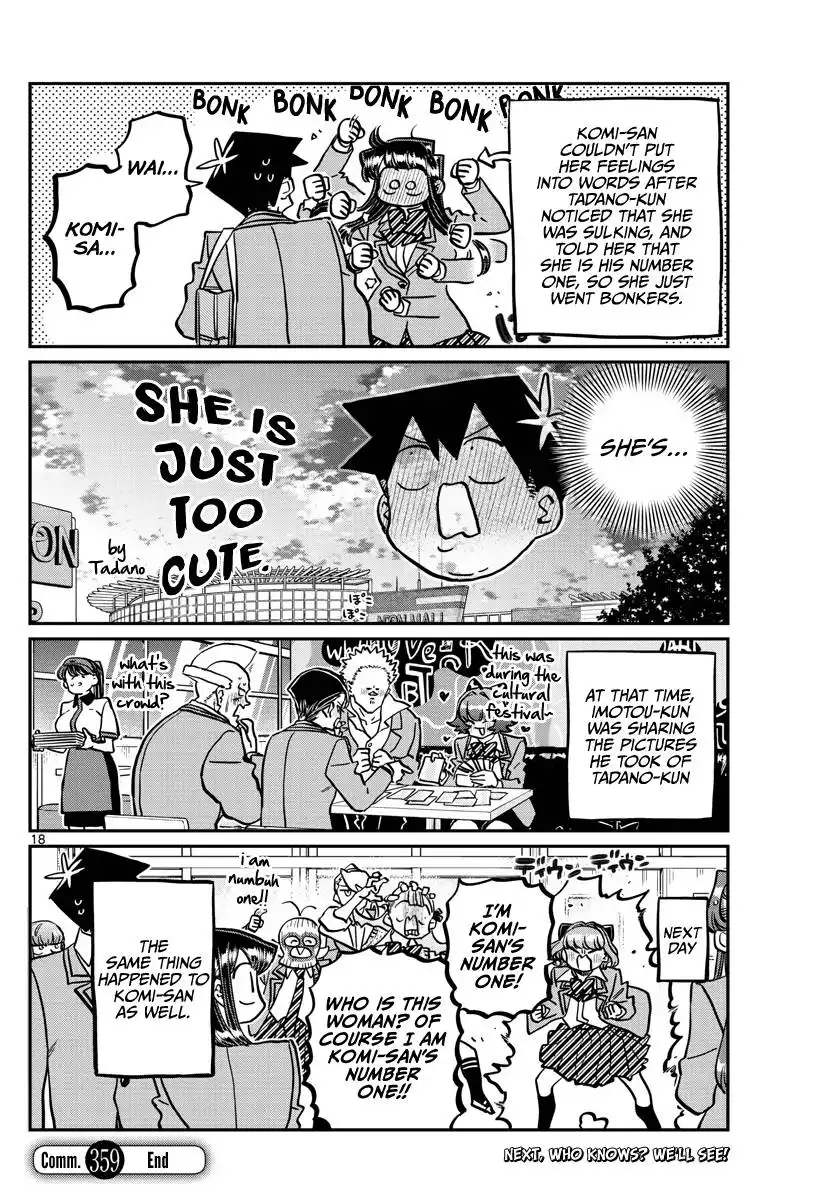 Komi-san wa Komyushou Desu Chapter 359 18